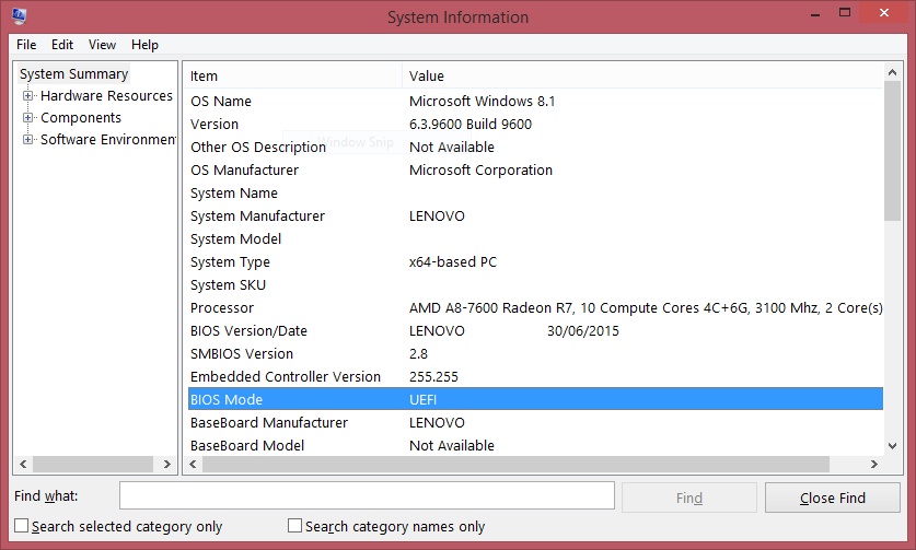 Windows UEFI windows uefi
